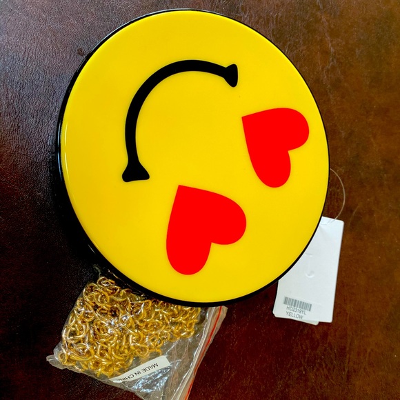 New emoji clutch heart eyes purse - Picture 1 of 6